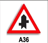 Intersecții cu drumuri fără prioritate, decalate