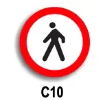 Accesul interzis pietonilor