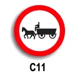 Accesul interzis vehiculelor cu tracțiune animală