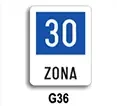 Zonă cu viteză recomandată 30 km/h