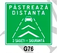 Păstrarea distanței de siguranță rutieră între autovehicule