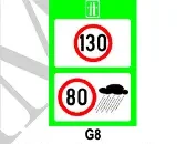 Limite maxime de viteză pe autostradă, funcție de condițiile meteorologice