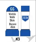 Indicator kilometric pentru drumuri județene