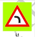 Panou curbă la stânga