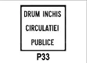 Drum închis circulației publice