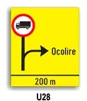 Presemnalizarea rutei ocolitoare