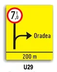 Presemnalizarea rutei ocolitoare